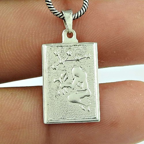Beautiful 925 Sterling Silver Pisces Zodiac Pendant Jewellery