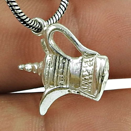 Pleasing 925 Sterling Silver Chirag Pendant 925 Sterling Silver Jewellery