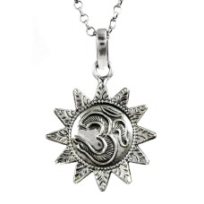 925 sterling silver Jewellery Ethnic 925 Sterling Silver OM Pendant