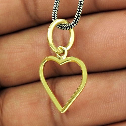 Royal Style 925 Sterling Silver Jewellery Heart Pendant