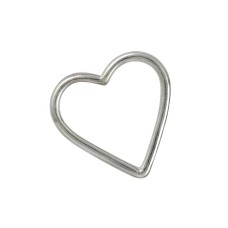 Scallywag 925 Sterling Silver Jewellery Heart Pendant