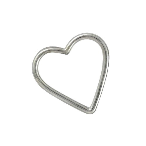 Very Delicate 925 Sterling Silver Jewellery Heart Pendant