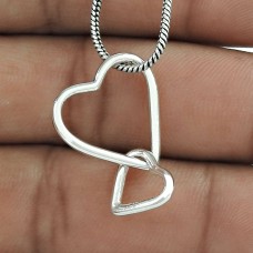 Top Quality Handmade 925 Sterling Silver Heart Pendant