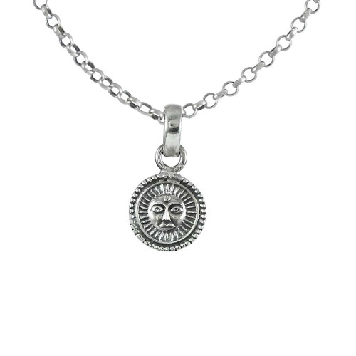 Popular Design 925 Sterling Silver Sun Pendant Handmade Jewellery