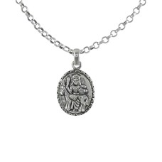 HANDMADE Indian Jewelry 925 Solid Sterling Silver Religious Pendant P58