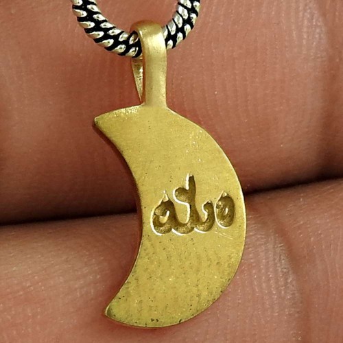 Briliance Gold Plating Solid 925 Sterling Silver Pendant