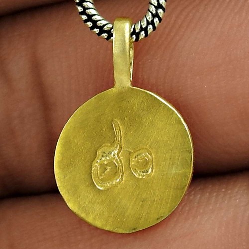 Stylish Design Gold Plating Solid 925 Sterling Silver Pendant