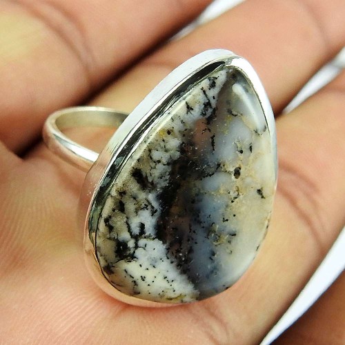 925 Silver Jewellery Beautiful Ocean Jasper Gemstone Ring Proveedor