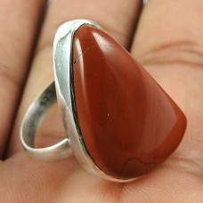 925 Sterling Silver Jewellery Charming Red Jasper Gemstone Ring Großhändler