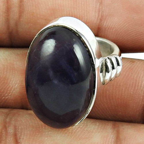 925 Sterling Silver Vintage Jewellery Excellent Amethyst Gemstone Ring