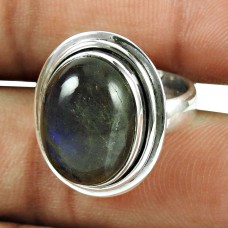 Sterling Silver Jewellery Scenic Labradorite Gemstone Ring