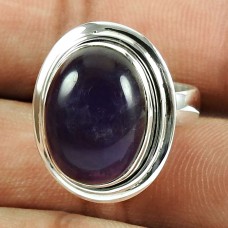 925 Sterling Silver Jewellery Scrumptious Amethyst Gemstone Ring