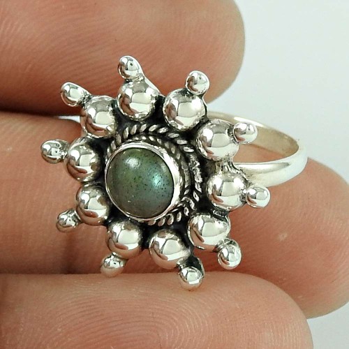 Shine! 925 Silver Labradorite Ring