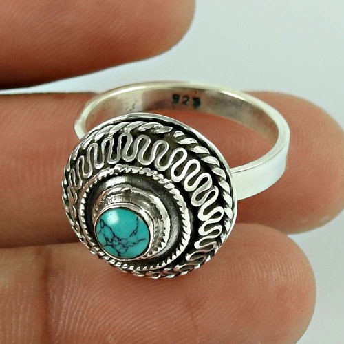 My Sweet! 925 Silver Turquoise Ring Manufacturer India