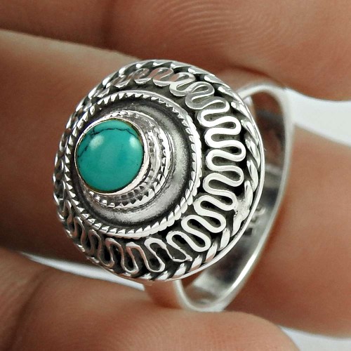 Beautiful! 925 Silver Turquoise Ring