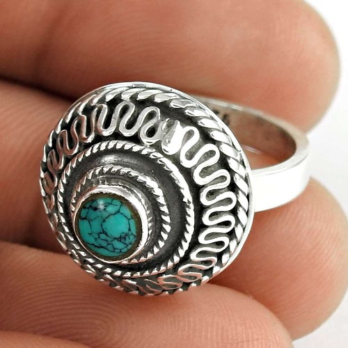 Ivy Precious! 925 Silver Turquoise Ring Wholesaler India