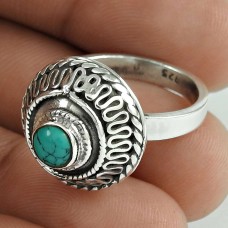 Very Light!! 925 Silver Turquoise Ring