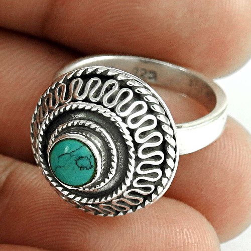Big Fabulous! 925 Silver Turquoise Ring