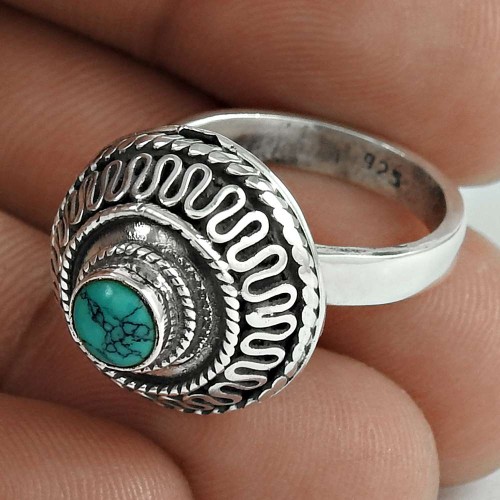 Great Collection! 925 Silver Turquoise Ring