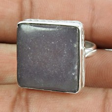 Stunning 925 Sterling Silver Sugilite Gemstone Ring Jewellery