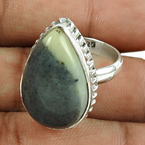 Engaging 925 Sterling Silver Outback Jasper Gemstone Ring Jewellery