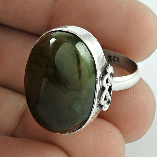 925 Sterling Silver Indian Jewellery Trendy Onyx Gemstone Ring