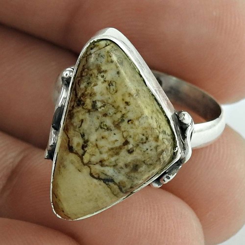 Sterling Silver Jewellery TraditionalPicture Jasper Gemstone Ring