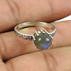Graceful Labradorite Gemstone Sterling Silver Ring Silver Jewellery Wholesaler