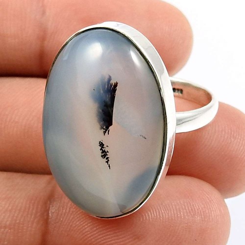 Montana Gemstone Ring Size 9 925 Solid Sterling Silver Jewelry B6