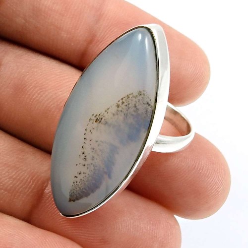 Montana Gemstone Jewelry 925 Fine Sterling Silver Ring Size 7 G6