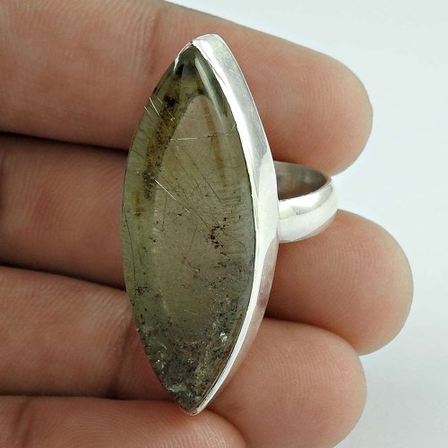 Indian Sterling Silver Jewellery Fashion Lodolite Gemstone Ring Hersteller