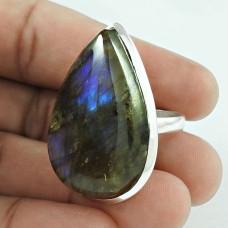 Fantastic! 925 Silver Labradorite Gemstone Ring