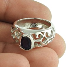 Pretty Iolite Gemstone Ring 925 Sterling Silver Gemstone Jewellery Fournisseur