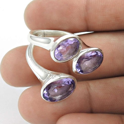 Big Love's Victory! Amethyst 925 Sterling Silver Ring