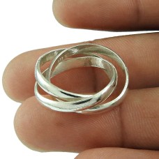 Lovely 925 Sterling Silver Three laps Ring 925 Silver Indian Jewellery