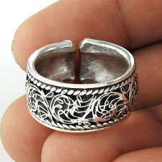 Large Fashion! Handmade 925 Sterling Silver Ring
