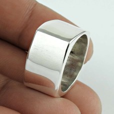 Two Tones Royal Dark! Handmade 925 Sterling Silver Ring