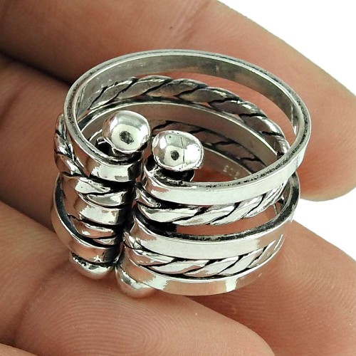 Handy Sterling Silver Spinner Ring 925 Silver Fashion Jewellery