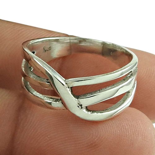 Rattling 925 Sterling Silver Ring Indian Fashion Silver Jewellery