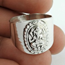 Seemly 925 Sterling Silver Ganesha Ring Jewellery
