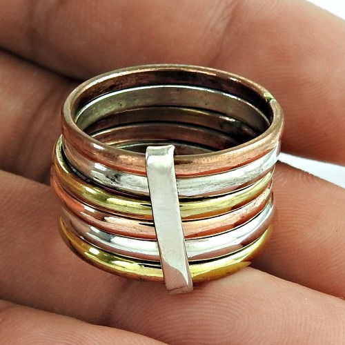 Stylish Design! 925 Silver Ring