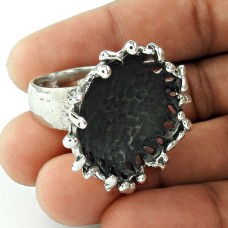 Well-Favoured Oxidised Sterling Silver Antique Handmade Ring
