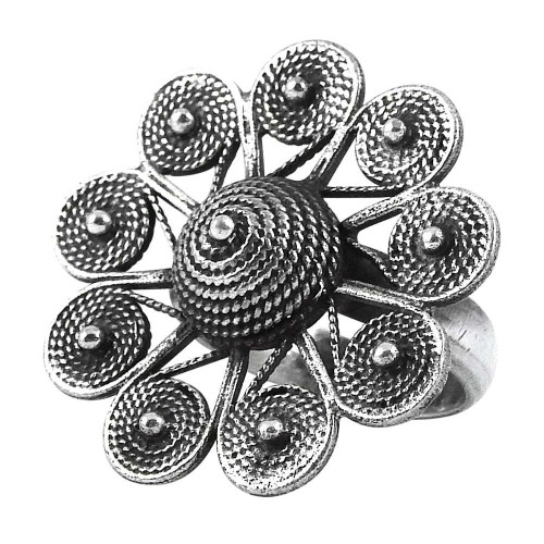 Large Fashion!! 925 Sterling Silver Ring