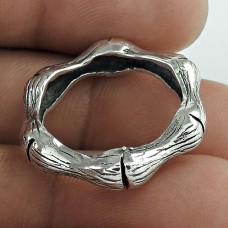 Two Tones Royal Dark!! 925 Sterling Silver Ring