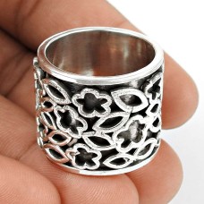 New Faceted!! Handmade 925 Sterling Silver Ring