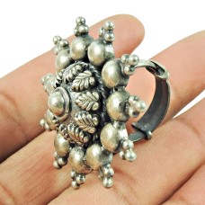 925 Sterling Silver Handmade Jewellery Oxidised Sterling Silver Ring Supplier India