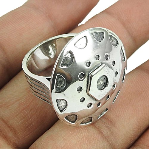 Indian Sterling Silver Jewellery Party Wear Sterling Silver Handmade Ring Supplier