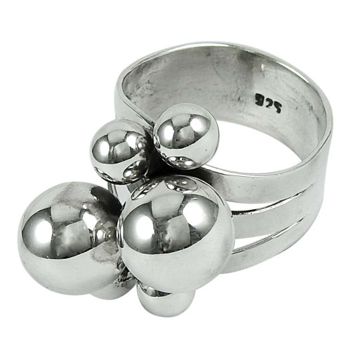 Handmade Indian Sterling Silver Jewellery Trendy Sterling Silver Ring Supplier India