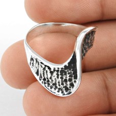 Sterling Silver Traditional Jewellery Wholesale Oxidised Silver Ring Party Wear Ring