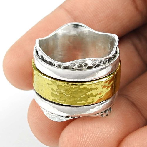 Engaging Gold Plated 925 Sterling Silver Fashion Ring